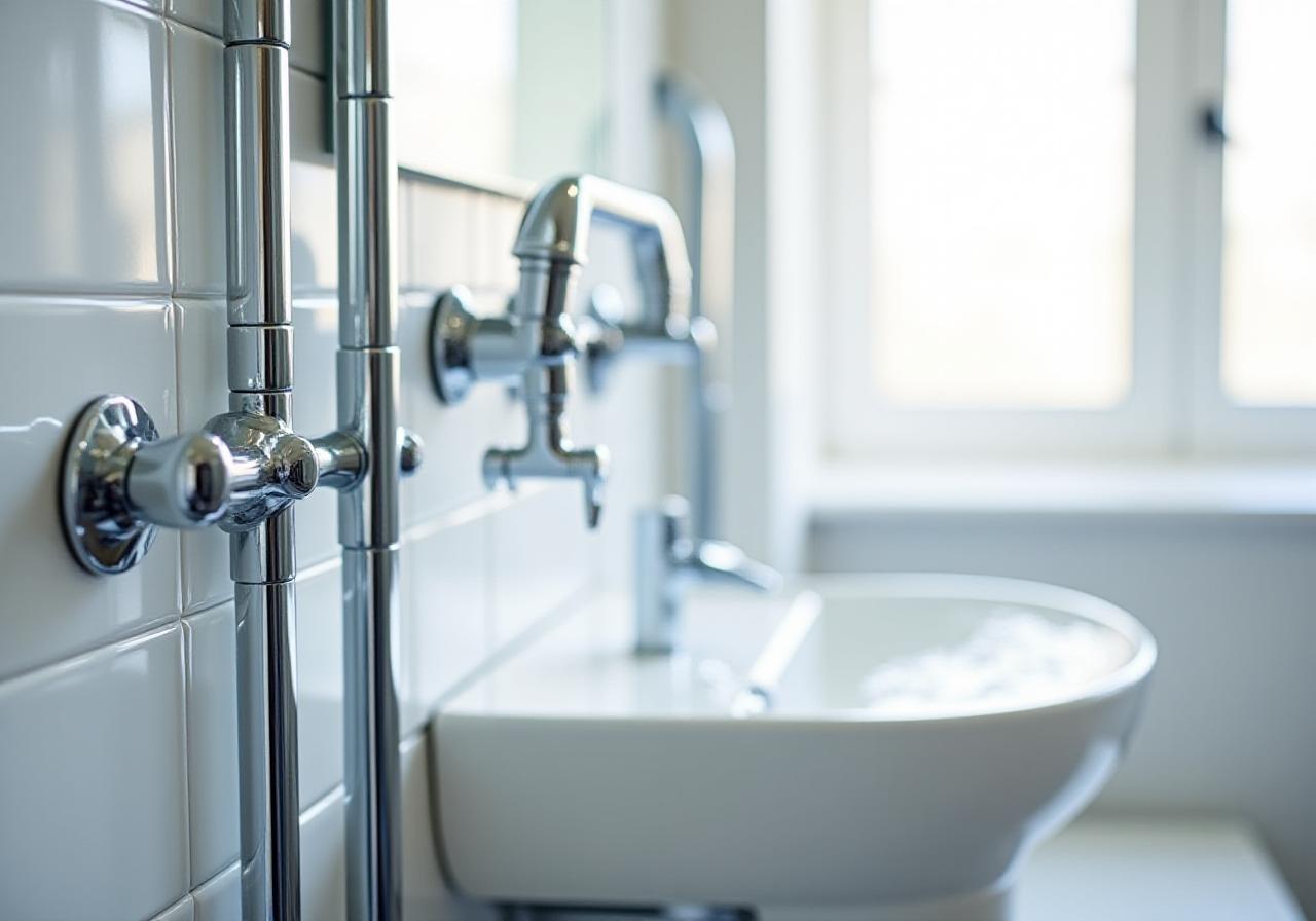 Moderne badkamer installatie